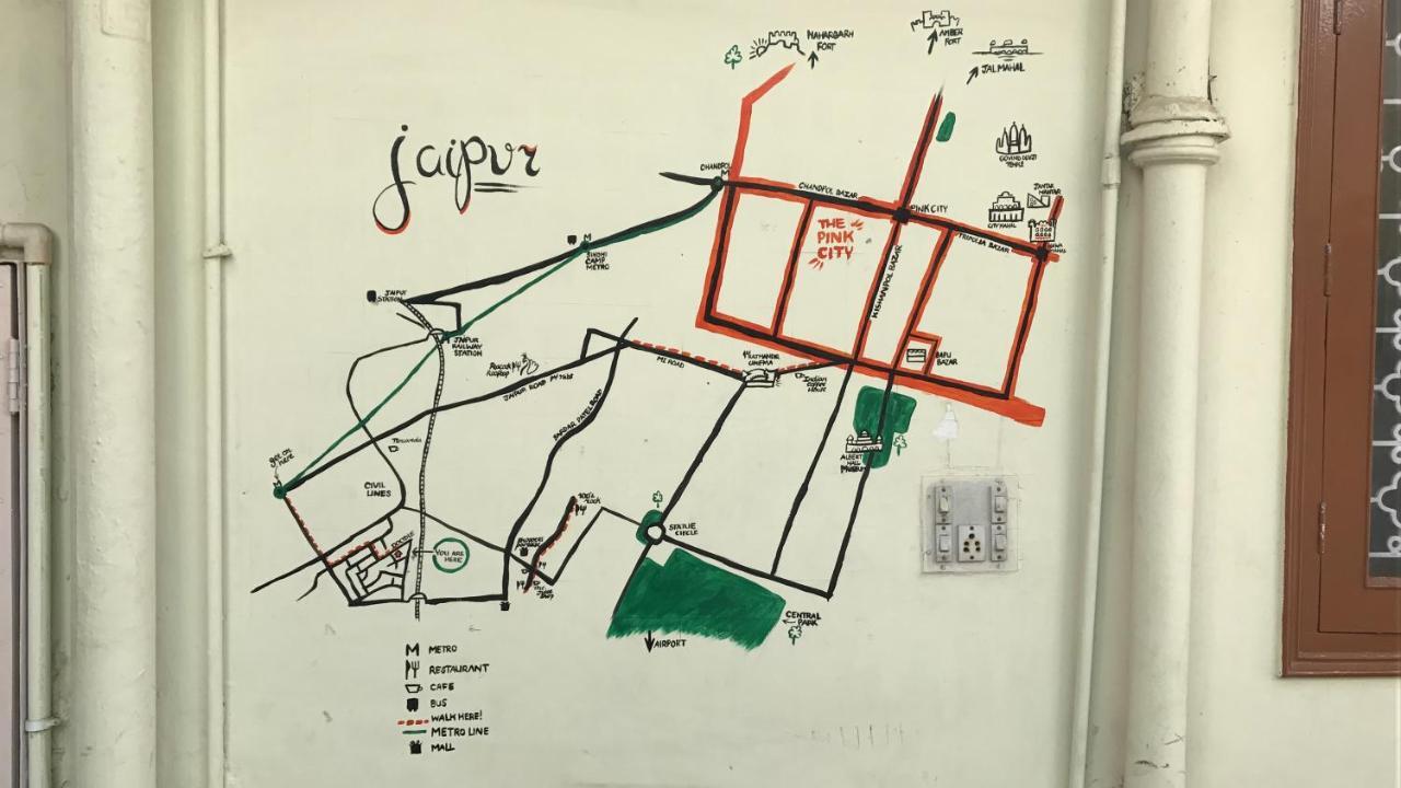 Doodle Rack Hostel Jaipur Exterior photo